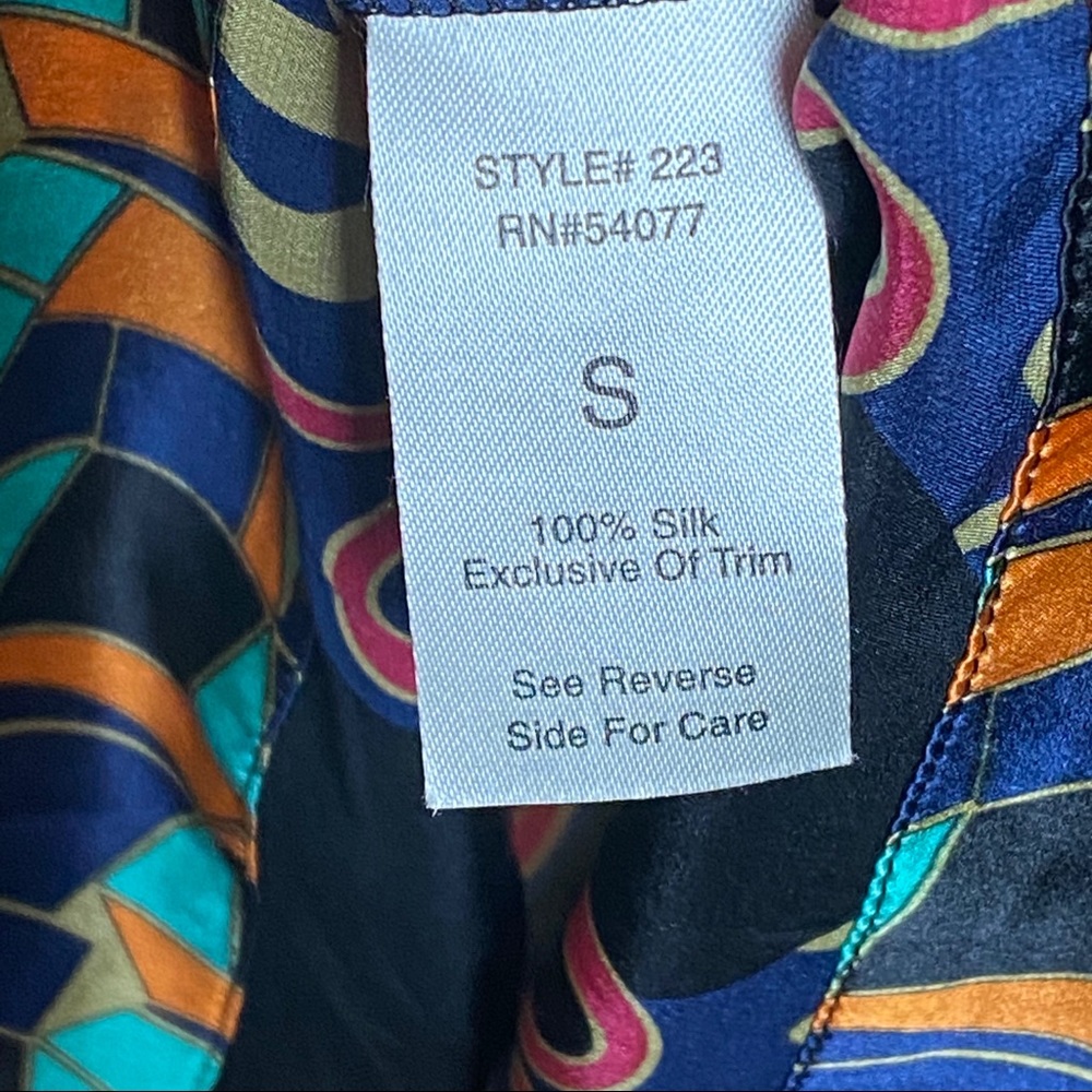 Cabi Silk Kimono Top Boho Tunic Small - Picture 7 of 8